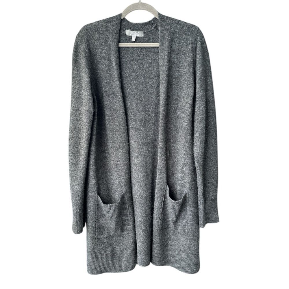Marled Cardigan Dark Heather Gray Size L